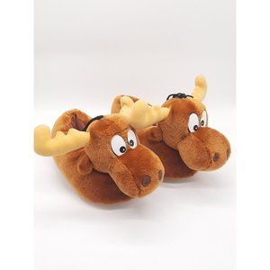 The Adventures of Rocky and Bowenkle and Friends Moose House Shoes Size M 5-7